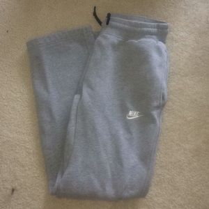 Straight leg bike sweat pants